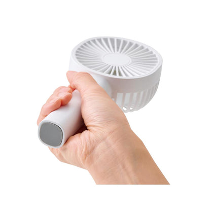 ストラップ付き充電式ハンディファン　サイズ感