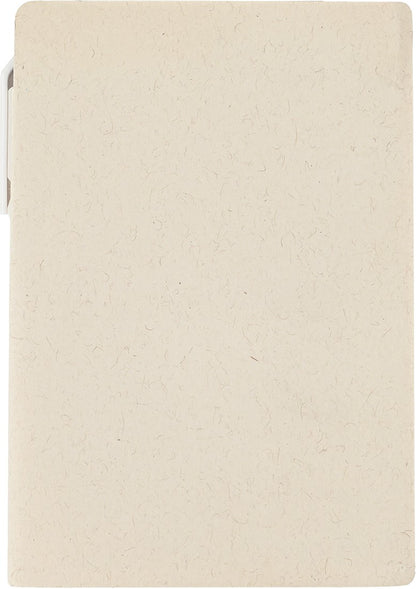 〈牛乳パック再利用〉手帳型ふせんセット（ボールペン付）　外側