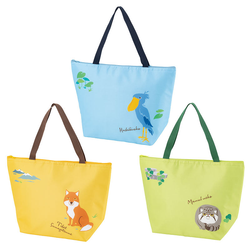 リコマル おでかけ保冷バッグ　３種類のアニマル柄