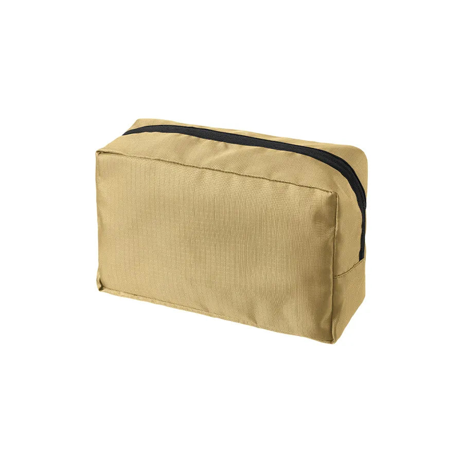 リップトップスクエアポーチ　ベージュ