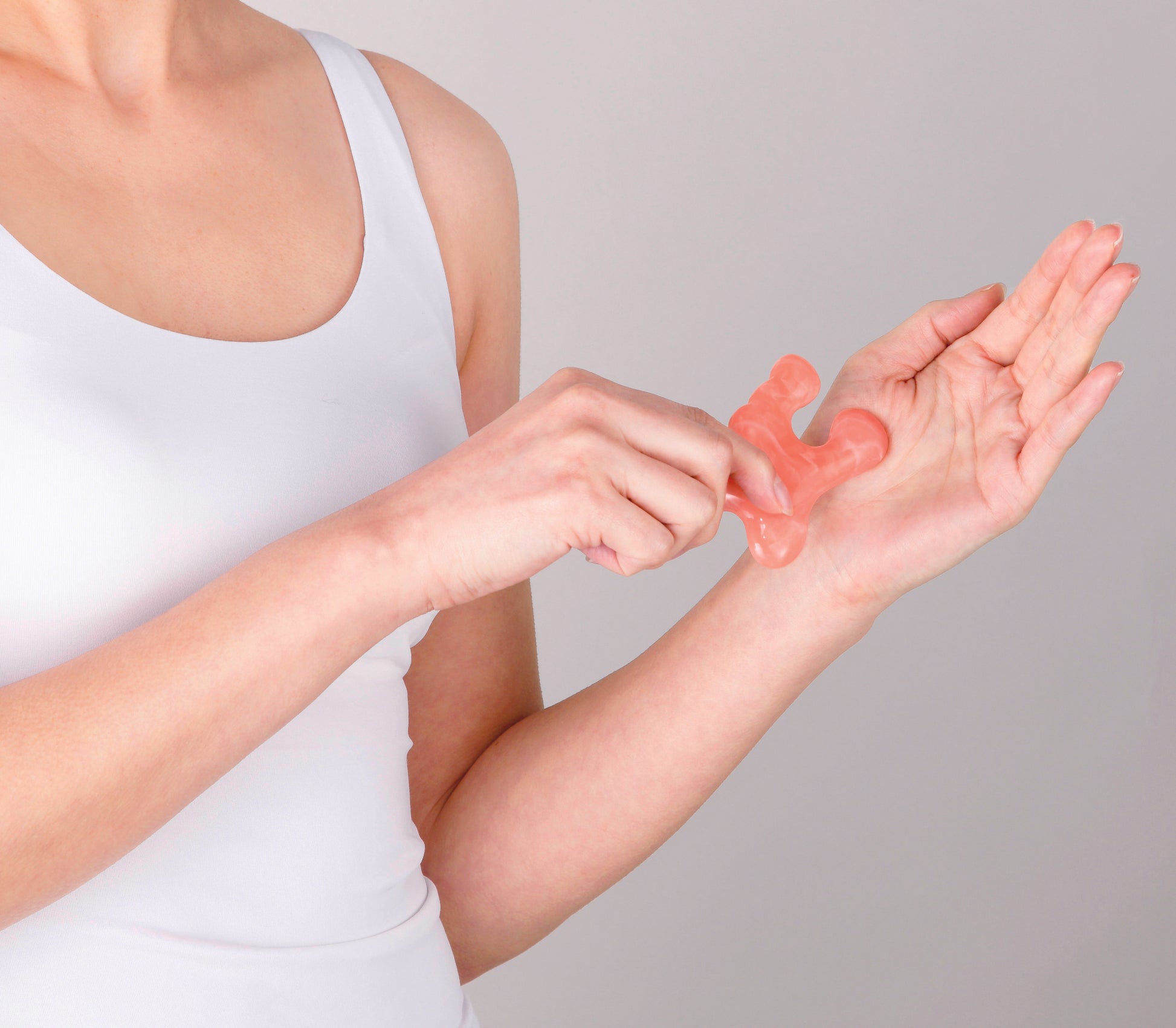 ローズボーテ・カッサプレート 使用イメージ(手のひら)