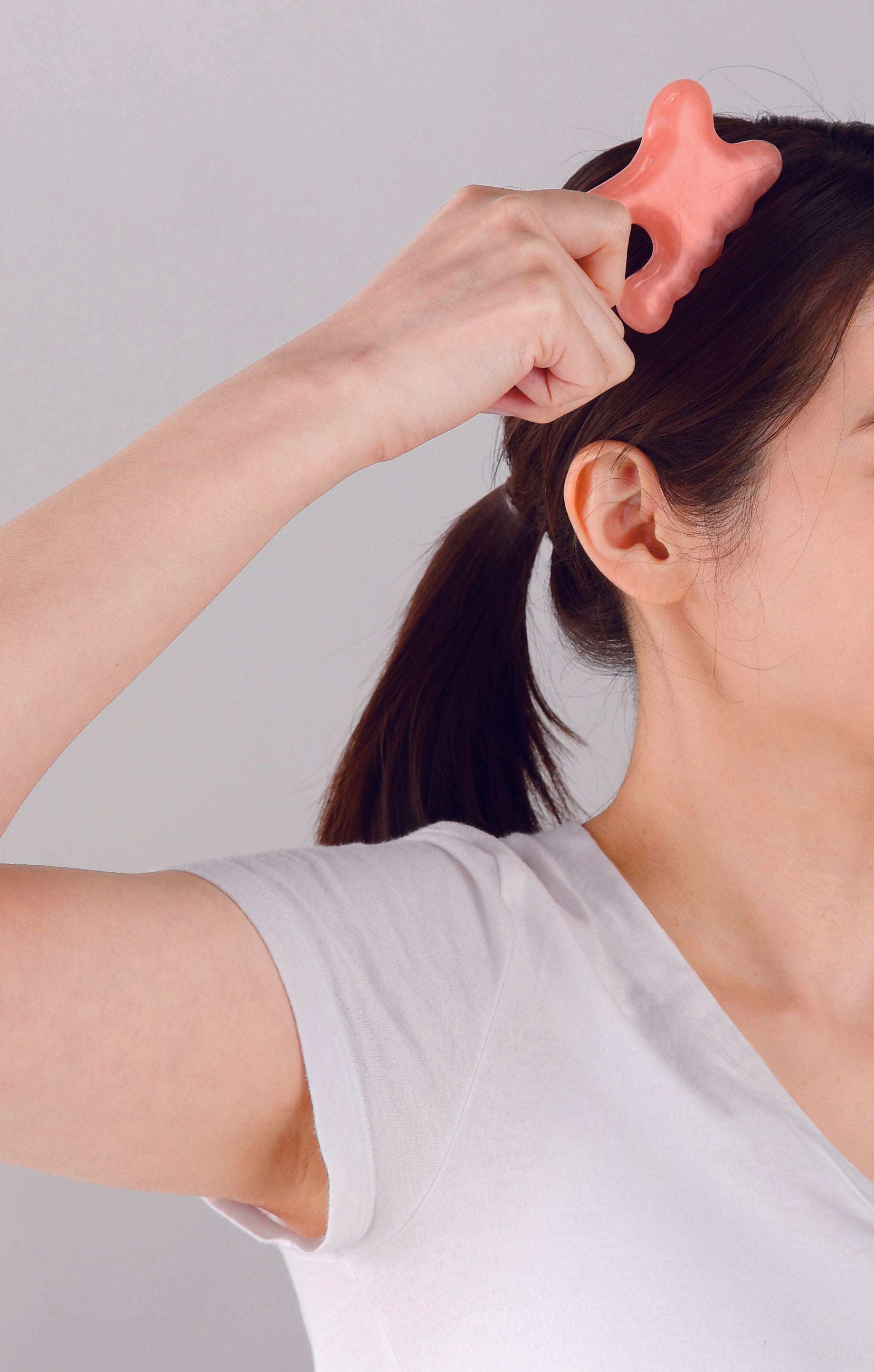 ローズボーテ・カッサプレート　使用イメージ(頭皮)