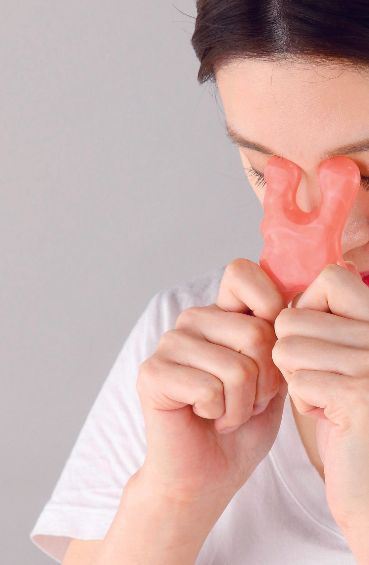 ローズボーテ・カッサプレート　使用イメージ(こめかみ)