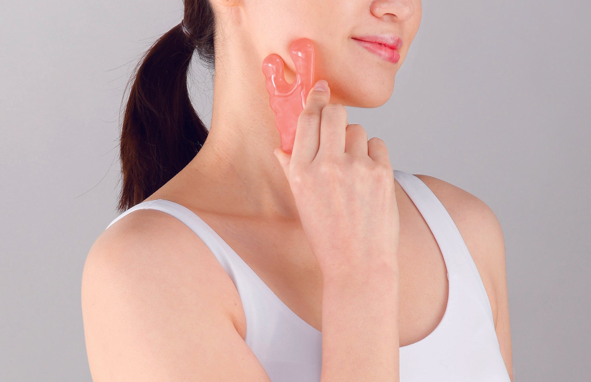 ローズボーテ・カッサプレート　使用イメージ(フェイスライン)