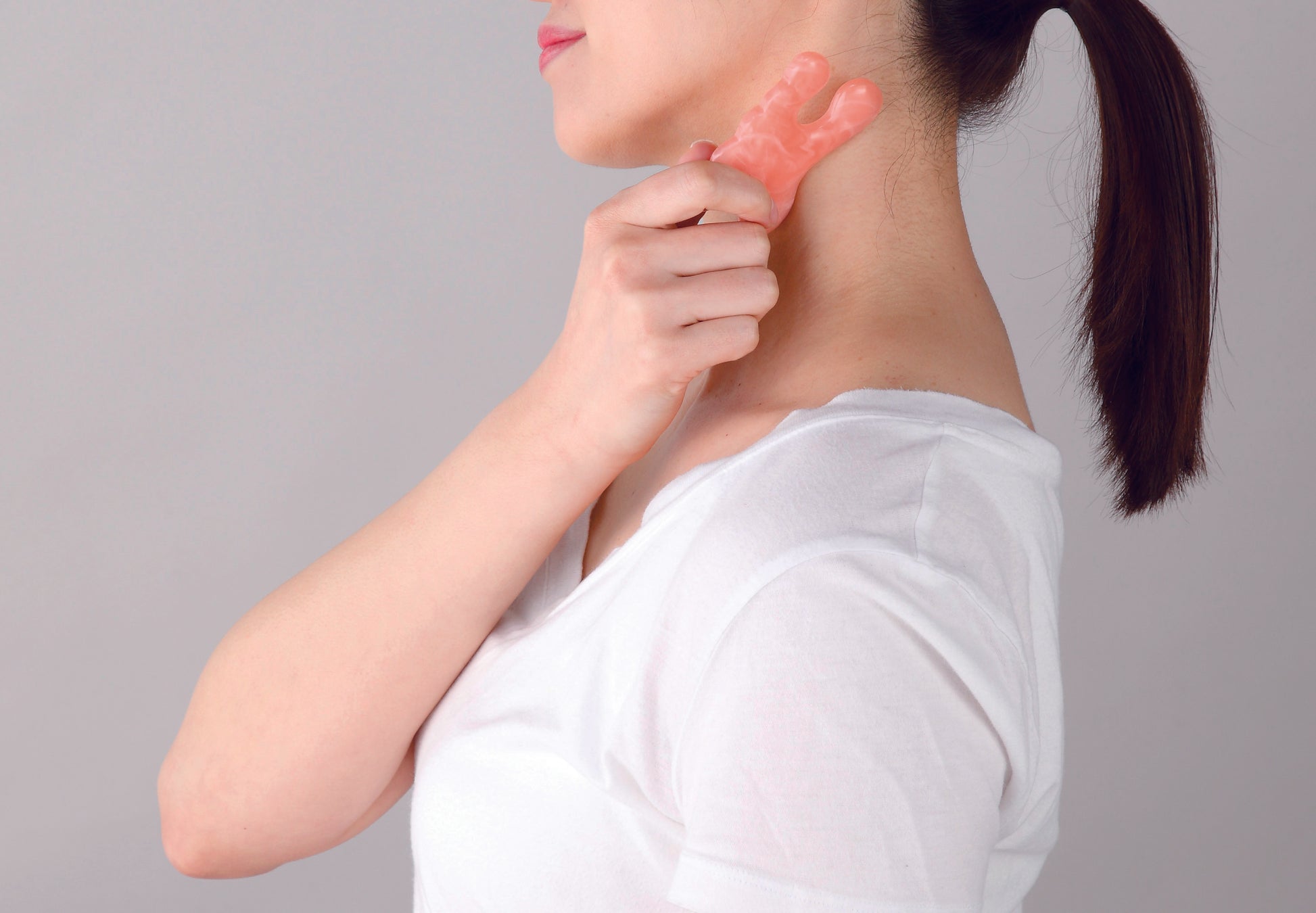 ローズボーテ・カッサプレート　使用イメージ(リンパ)