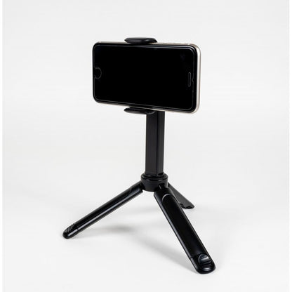 セルフィーアームスタンド　使用イメージ　スマホ横向き