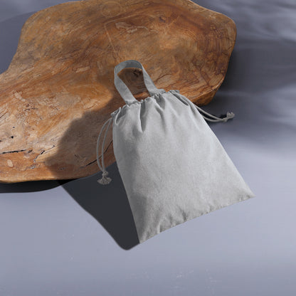 スフィア・リサイクルコットンフラット2WAY巾着バッグ【色指定可】　巾着時