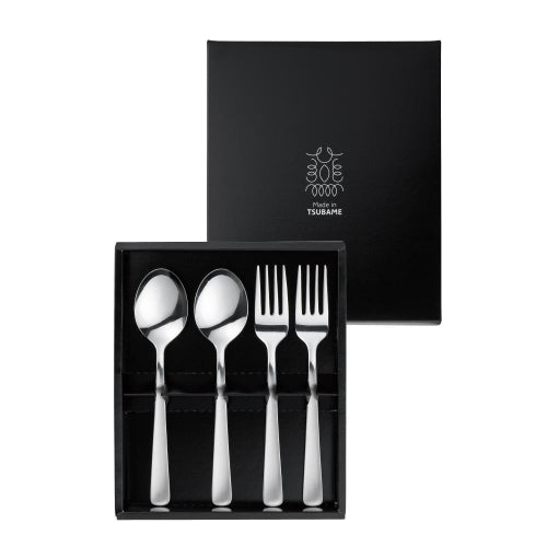 ステンライラック　スプーンフォーク4本組　セット内容