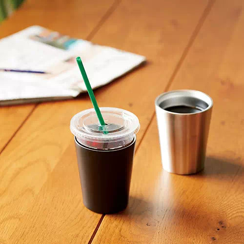 ステンレスサーモタンブラー　360ml　テイクアウトの飲み物をそのまま入れられます