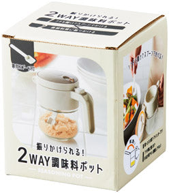 振りかけられる2way調味料ポット　パッケージ