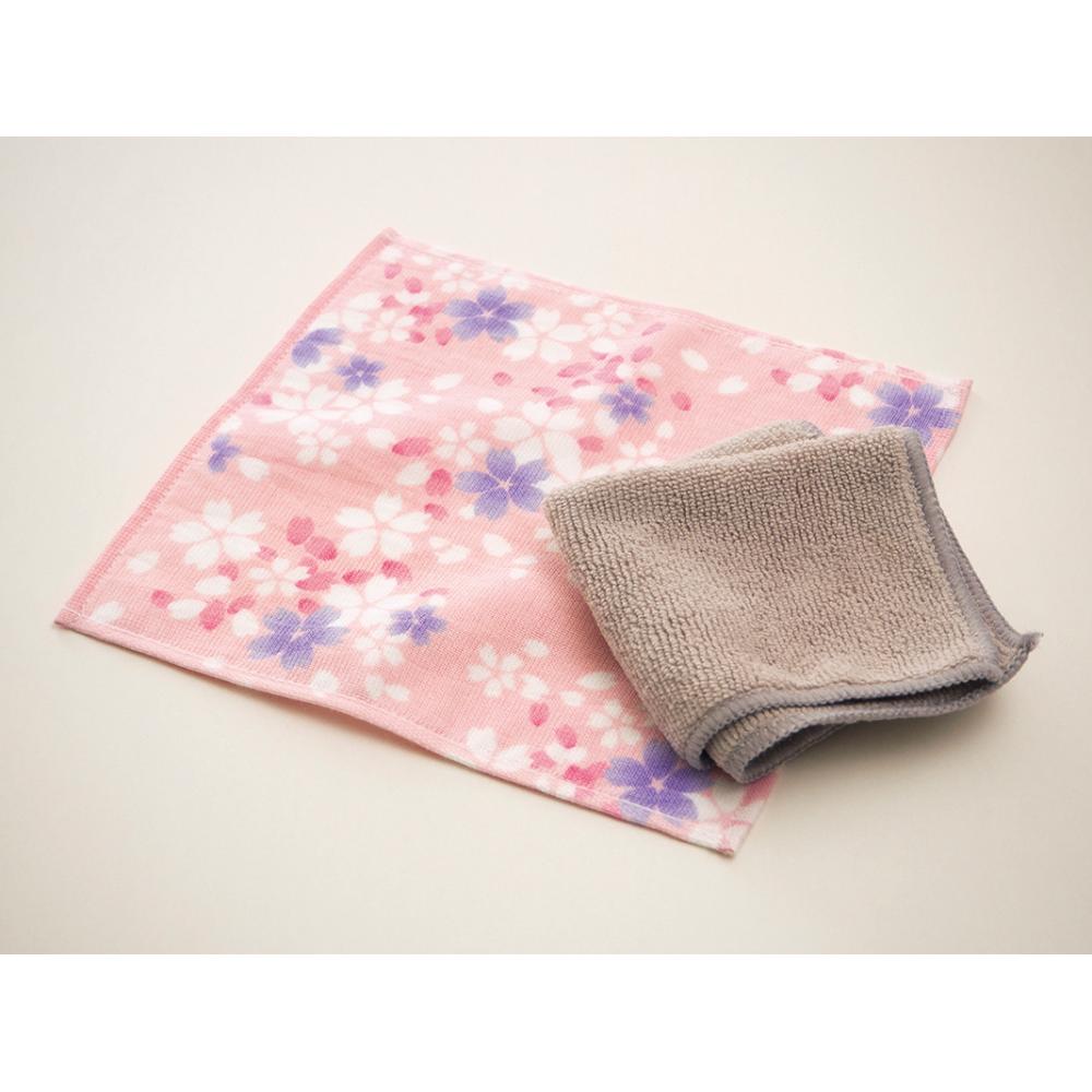 和のこころさくら　ハンカチクロスセット　ガーゼタオルとマイクロファイバークロス    