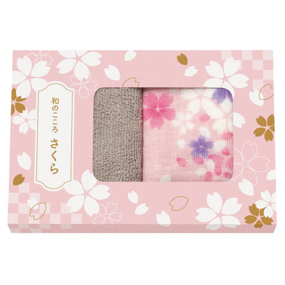 和のこころさくら　ハンカチクロスセット　パッケージ