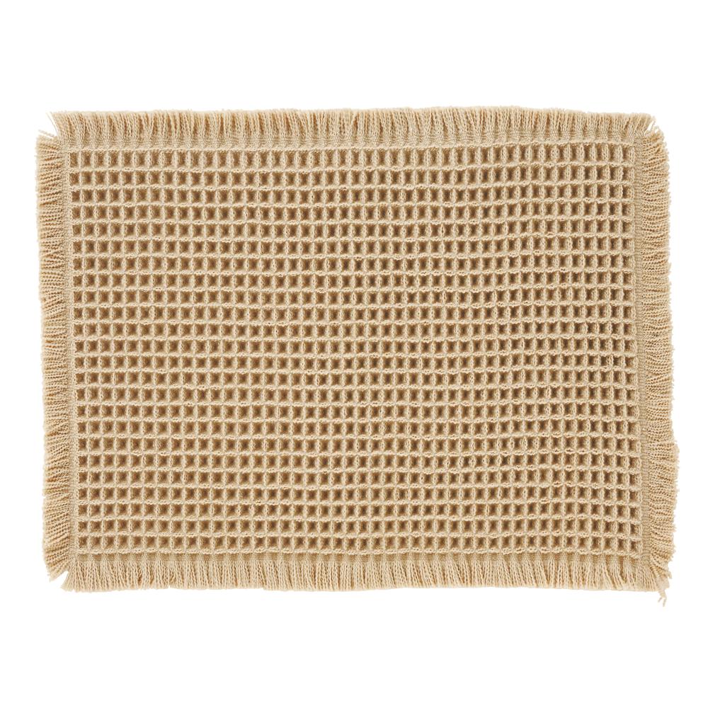 ワッフルバスマット 正面