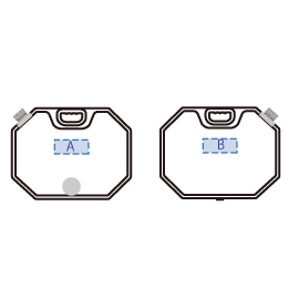 目盛り付ウォータージャグ8L　名入れ箇所イメージ